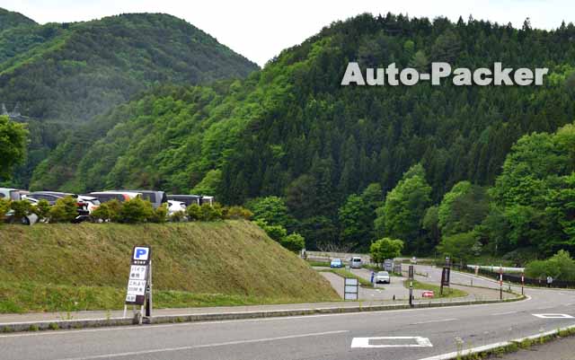 大内宿　駐車場