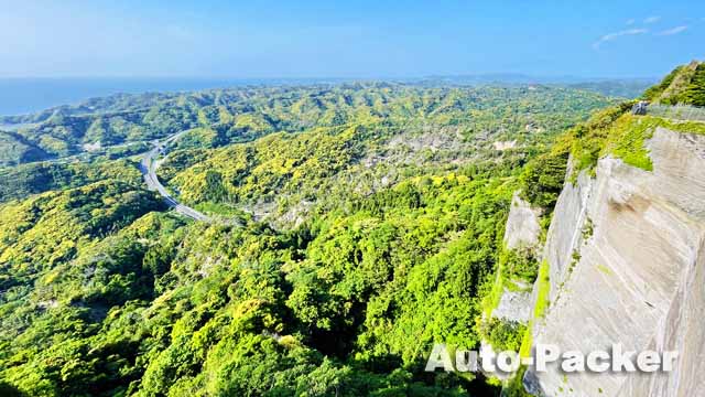 鋸山　地獄のぞき