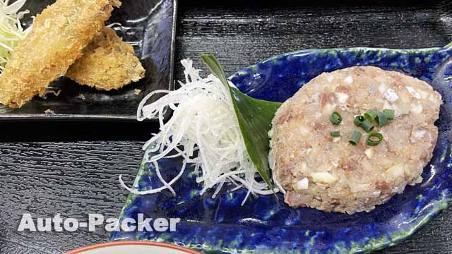 市場食堂 せん政水産 なめろう定食