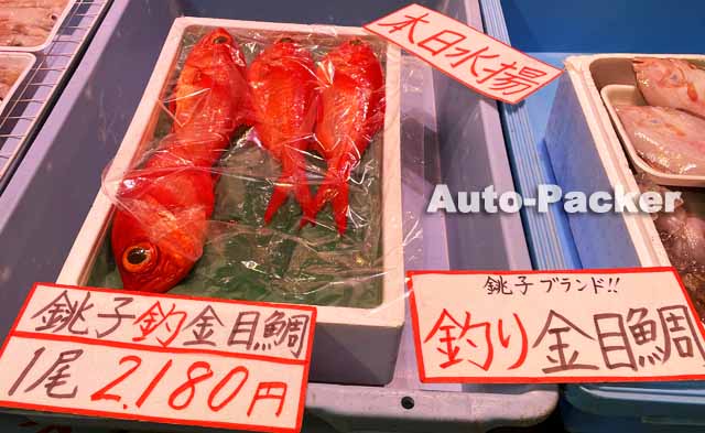 銚子の釣り金目鯛