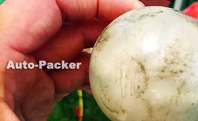 パークゴルフのボールをキレイに磨く簡単な方法