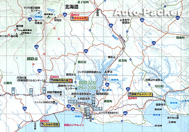 釧路広域マップ