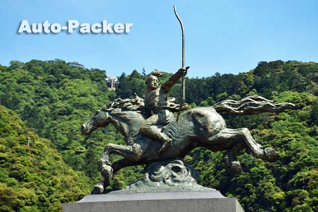 岐阜城 織田信長像