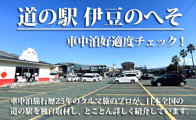 道の駅 伊豆のへそ 車中泊
