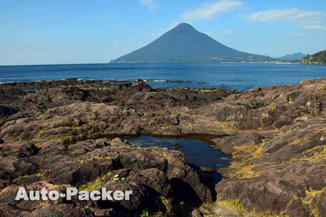 長崎鼻　開聞岳