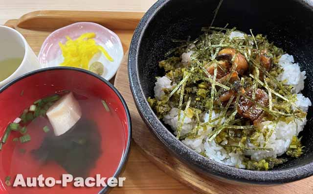 うなぎの石焼きまぜご飯　道の駅四万十大正