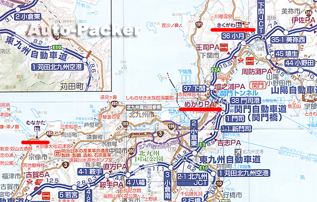関門海峡マップ