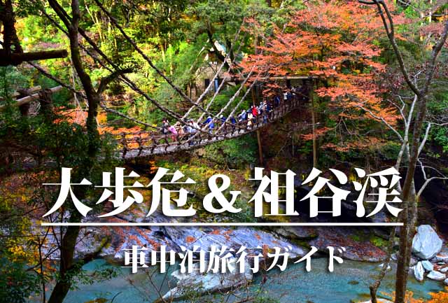 大歩危＆祖谷渓　車中泊