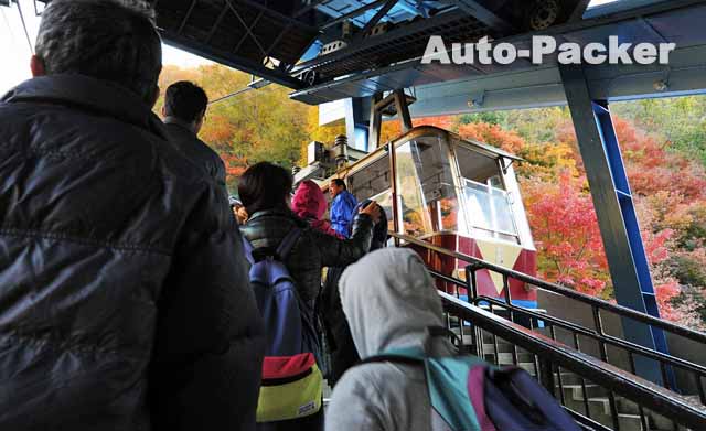 寒霞渓　ロープウェイ