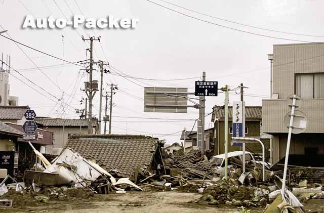 道の駅　よくつら港　被災