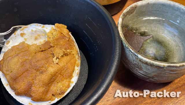 うに貝焼き　小名浜