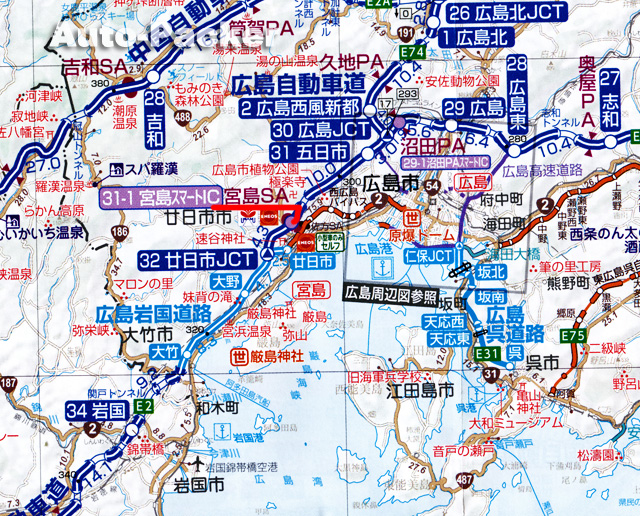 宮島広域マップ