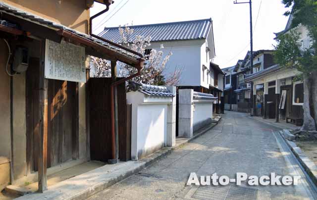 御手洗地区の町並み