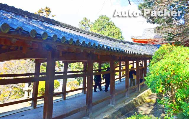 吉備津神社　廻廊
