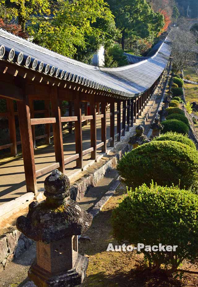 吉備津神社　廻廊