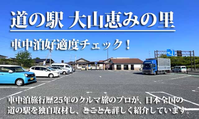 道の駅 大山恵みの里 車中泊